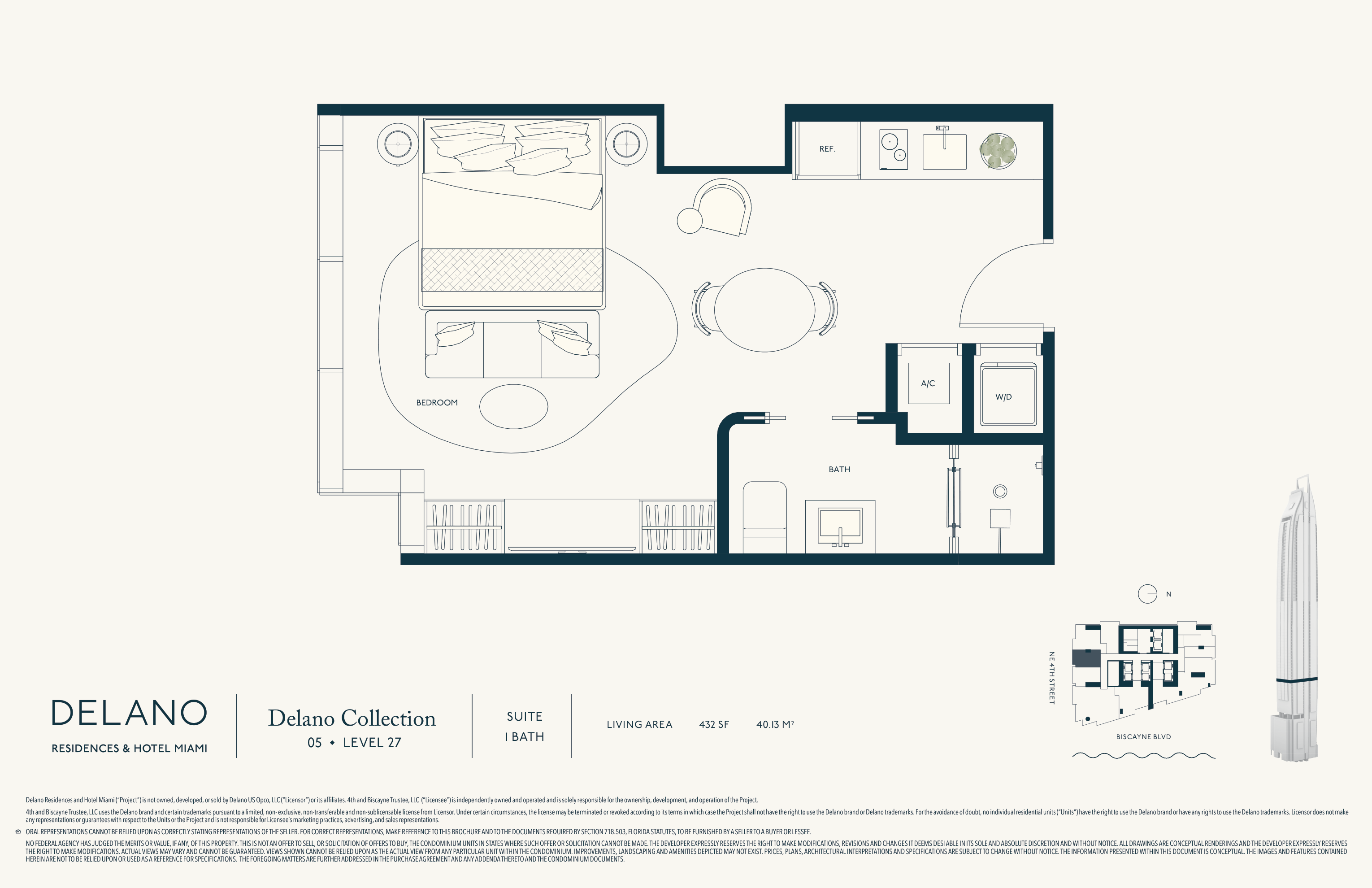Delano Collection 05 (Level 27) floor plan