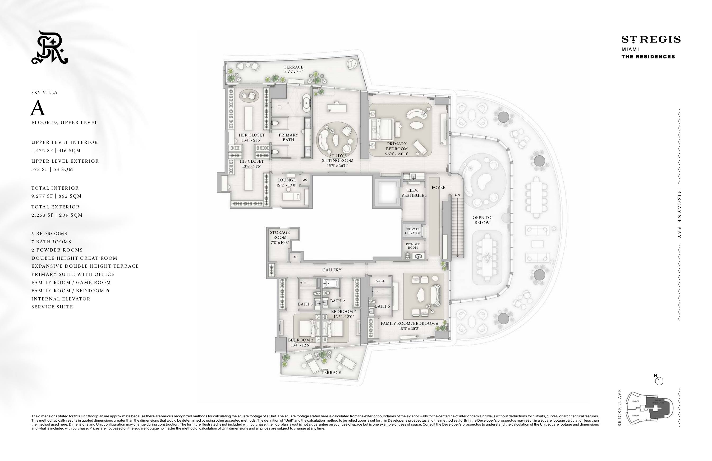 Sky Villa The Ferncliff (Floor 19, Signature Residences) floor plan