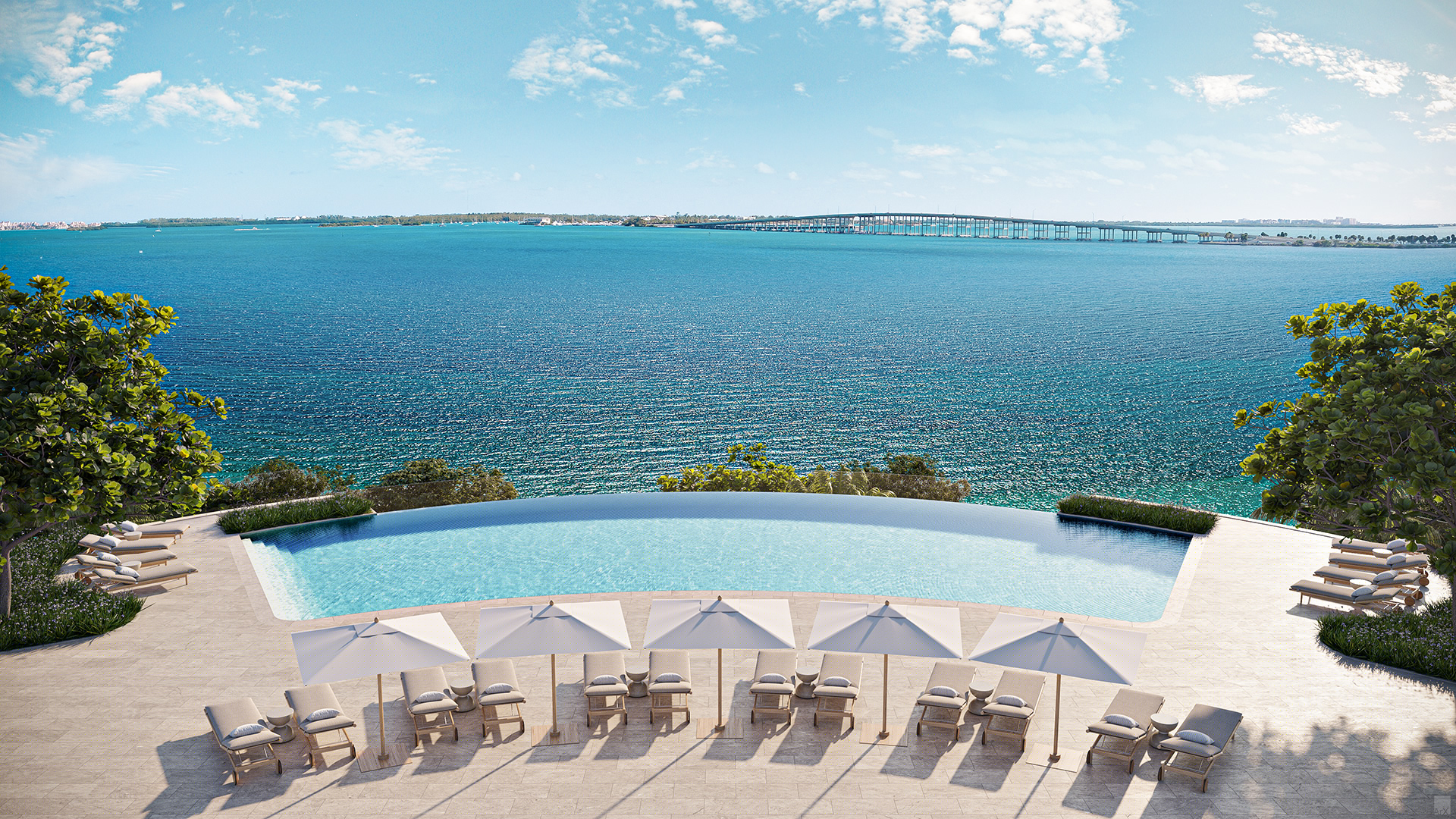 Resort-Style Pool Deck